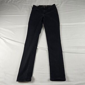 Levi's 721 High Rise Skinny Jeans Womens 28 Black Stretch Denim